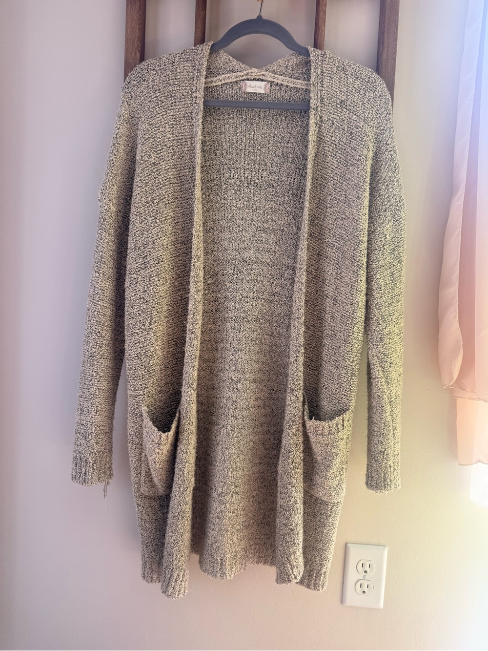 Altar’d State Open-Front Heather Cardigan